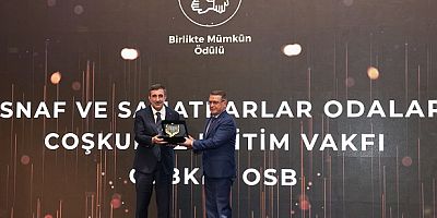 TİSK'den DGO'ya Ödül