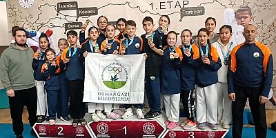 Türkiye Yıldızlar Ligi’nde Madalyalar Osmangazi’ye Yağdı