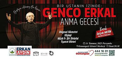 Usta Sanatçı Genco Erkal Osmangazi’de Anılacak