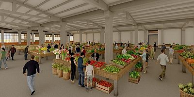 Yenişehir Cumartesi Kapalı Pazar Alanı Bursa'nın En Çevreci Yapılarından Biri Olacak