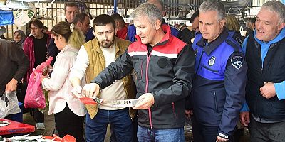 Yenişehir'de Balık Pazar'ına  sıkı Denetim