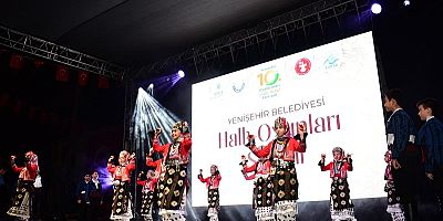 Yenişehir'de Çocuklar Festival Sahnesinde