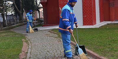 Yıldırım'da Camilere Ramazan Temizliği